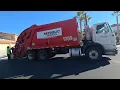 Republic Services of Las Vegas Autocar WX McNeilus Rear Loader on Christmas Trash