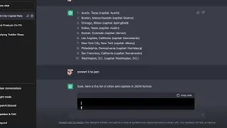 Convert JSON to CSV with ChatGPT