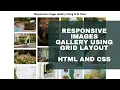 Responsive Image Gallery Using Grid Layout in HTML and CSS
