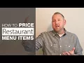How to Price Restaurant Menu Items