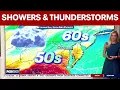 DC weather Showers and thunderstorms Thursday temperatures plunge into the 60s