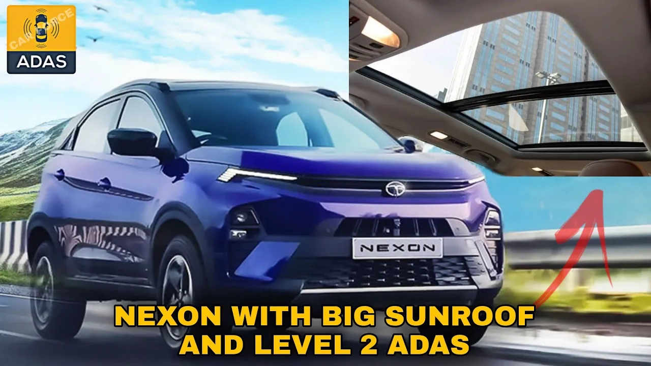 Update in Tata Nexon With Full panoramic Sunroof and Level 2 Adas | Latest updates