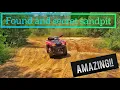 Found a abandoned sandpit atv exploring
