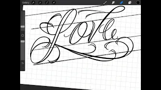 Chicano lettering Love