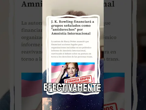 JK Rowling ES UNA HIPÓCRITA