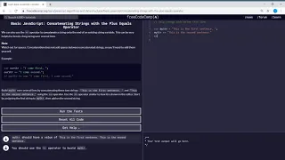 Basic JavaScript Concatenating Strings with the Plus Equals Operator freeCodeCamp