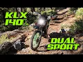 Kawasaki KLX140L Dual Sport Conversion with Pro Circuit Exhaust - Street Legal KLX140 Enduro