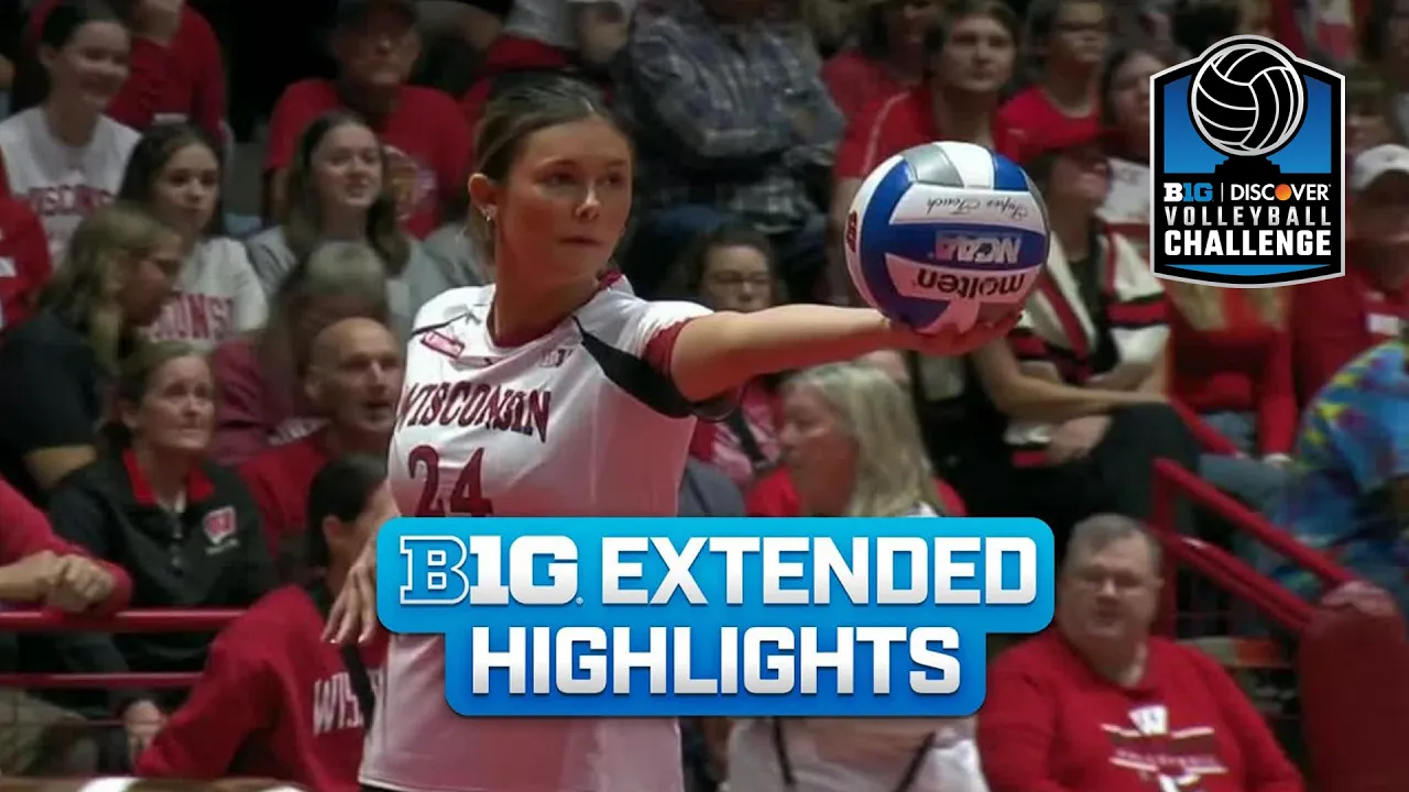 Michigan at Wisconsin | Extended Highlights | Big Ten Volleyball | 10/25/2026