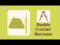 How to double crochet decrease dc dec