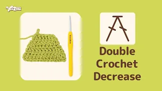 How to double crochet decrease dc dec