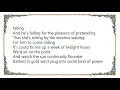 Cowboy Junkies - Come Calling His Song Lyrics