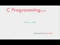 Difference between pre increment and post increment operator in C Tamil