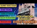 Ranking Every Ride at Hollywood Studios Worst to Best