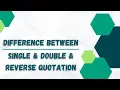 Bash Scripting Course - Difference Between Single and Double and Reverse Quotation