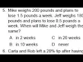 7A Module 15 Study Guide Problems 5 6