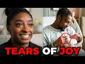 Simone Biles Baby Girl Meets Her Father Jonathan Owens for First Time After Birth Emotional Moment
