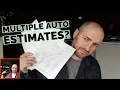 GETTING MULTIPLE AUTO ESTIMATES Watch before auto body collision repair estimate shopping