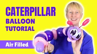 how to make a cute balloon caterpillar easy step by step tutorial