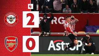 our first ever premier league win brentford 2 0 arsenal