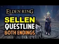 Sorceress Sellen Full Questline Locations Both Endings Challenge or Assist Sellen Elden Ring