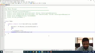 Object Oriented Concepts Introduction to Multithreading and Main Thread Module 4
