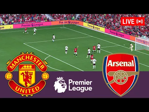 Video Thumbnail: 🔴Manchester United vs Arsenal LIVE. Premier League 2025/2026 Full Match - Simulation Video Games