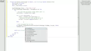 Visual Basic Tutorial How to Encrypt and Decrypt Data