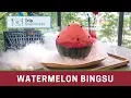Watermelon Bingsu - Korean shaved ice dessert