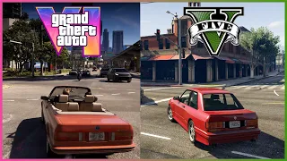 GTA 6 vs GTA 5 [SIDE BY SIDE] GRAPHIC COMPARISON!