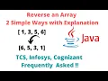 Java program to Reverse an Array TCS Infosys Cognizant Frequently Asked Question