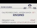 Download Lagu Ringing / Ringback tone (Western Samoa). Call-progress tones. Phone sounds. Sound effects. SFX