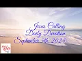 Jesus Calling Daily Devotion for September 5th 2024