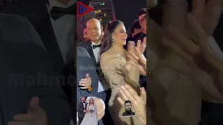 حكيم يشعلل الدنيا وبوسي في فرح ابن محمد فؤاد 