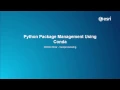 Python Package Management Using Conda