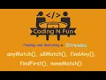 Java8 Streams Finding and Matching stream api java8 hindi coding n fun