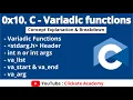 Variadic Functions in C Programming 0x10 C - Variadic functions