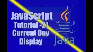 JavaScript Tutorial-21