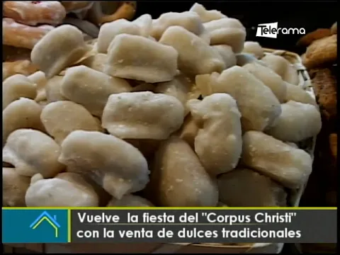Vuelve la fiesta del Corpus Christi con la venta de dulces tradicionales