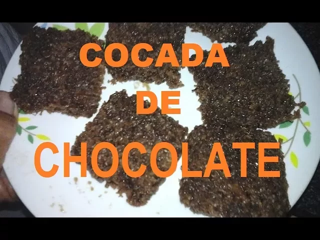COCADA DE CHOCOLATE A ARTE DE FAZER COCADAS DE MARIA OZANA DA SILVA