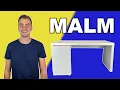 MALM Desk Pull Out Panel IKEA Tutorial