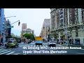 NYC - Driving on Amsterdam Avenue Upper West Side Manhattan August 2020 4k