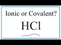 Is HCl Ionic or