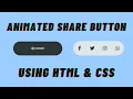 Animated Share Button Using Only HTML CSS