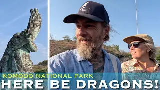 Visiting the Legendary Komodo Dragons in Indonesia & Seeing Wild Monkeys on the Beach!