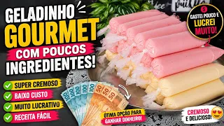 💸 GASTEI POUCO E LUCREI MUITO! 💰 GELADINHO GOURMET COM POUCOS INGREDIENTES.