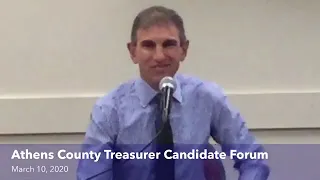 Athens County Treasurer Candidate Forum March 10 2020