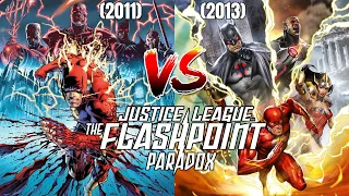 the flashpoint paradox comic vs movie comparison s1e8 