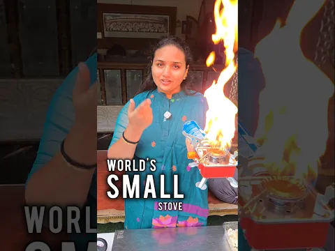 World's Smallest Gas Stove i Telugu And I Cooked Cauliflower