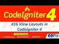 View Layouts CodeIgniter 4