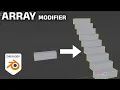 How to Make Steps With Array Modifier in Blender